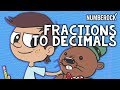 Converting Fractions to Decimals Song by NUMBEROCK