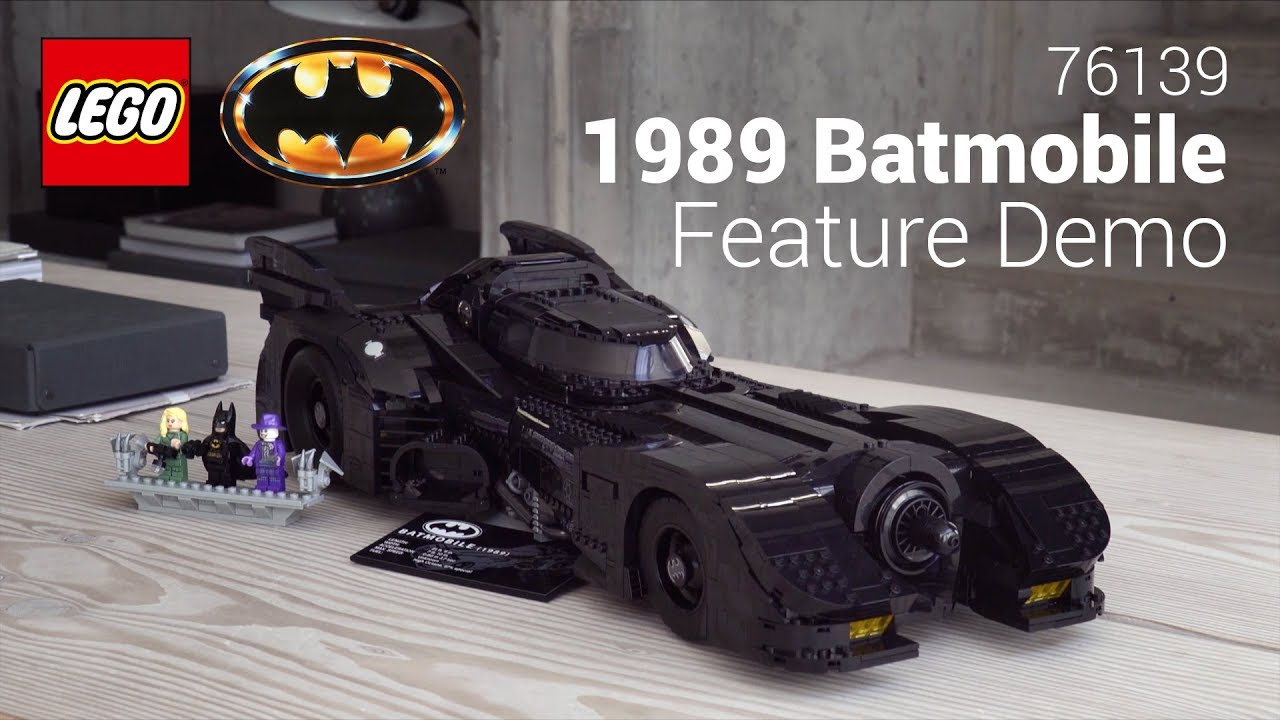 LEGO unveils massive Batmobile set based on Tim Burton's 1989