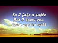 Fake A Smile -Alan Walker, Salem Ilese (Letra)