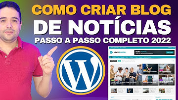 Como Criar um Blog de Notícias no Wordpress [TEMA GRÁTIS] Portal de Noticiais no Wordpress