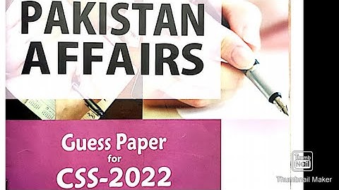 World Time Pakistan Affairs Guess Paper css 2022 || JWT Pakistan Affairs Guess Paper by Raheel Riaz