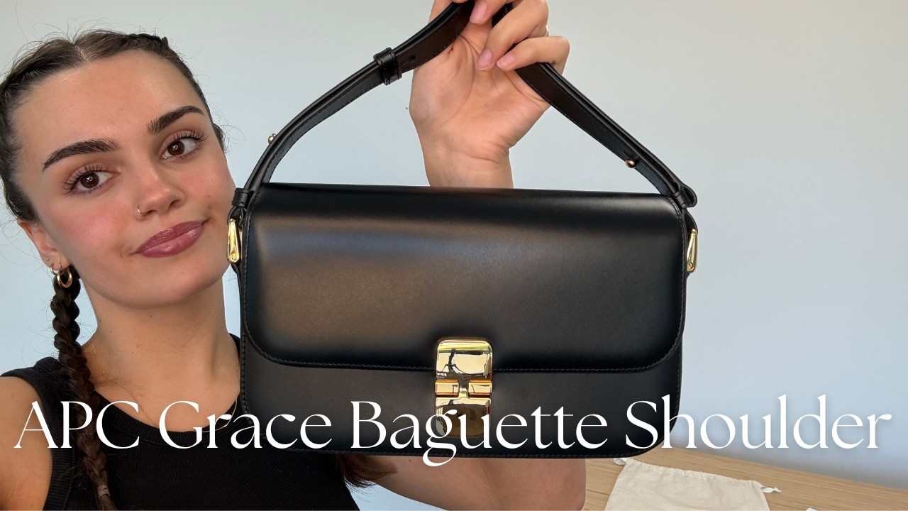 A.P.C SAC BAGUETTE ADA ショルダーバッグ 黒 A.P.C Grace Baguette Shoulder – ARMCANDY BAG CO