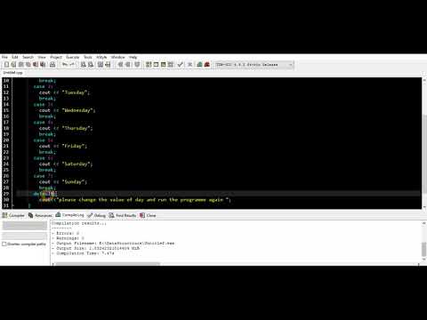 Switch with Example in c++ | Urdu/Hindi