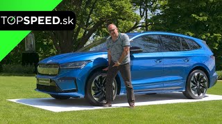 JAZDA ŠKODA ENYAQ Sportline 80X - pohon oboch náprav a kvapky športovosti