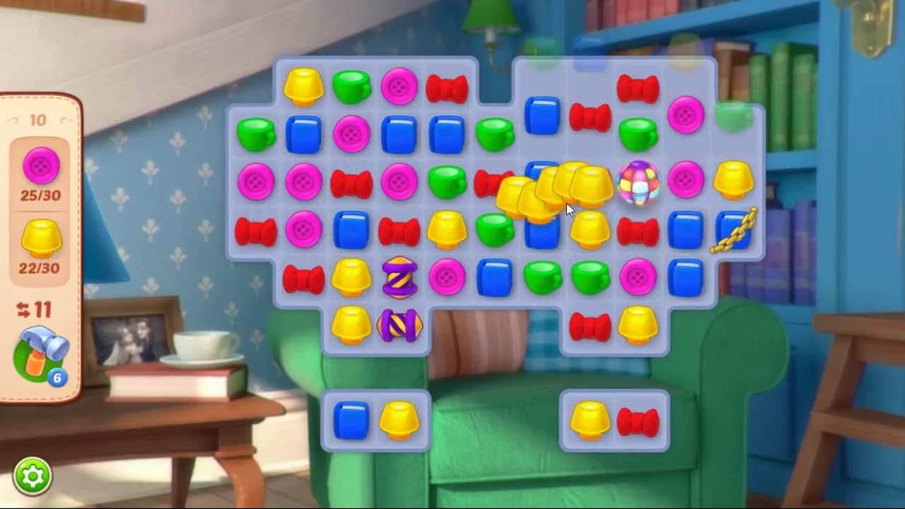 Homescapes Level 10 - NO BOOSTERS 🏠 | SKILLGAMING ✔️