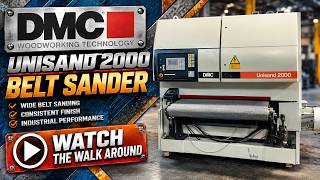 HGR24 - Used DMC Unisand 2000 Belt Sander | Industrial Wide Belt Sander Walk Around