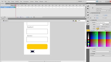 Simple Calculator adobe flash professional cs5