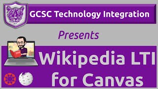 Wikipedia LTI for Canvas