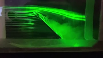 Flow past a delta wing at 45 degrees angle of attack