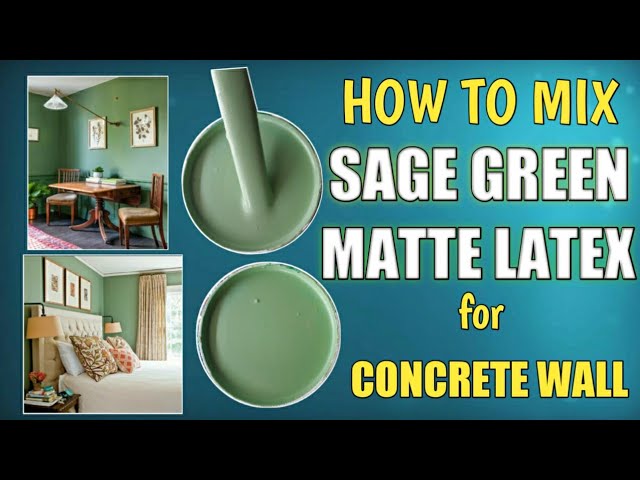 How to Mix Sage Green Paint Easily - Brighter Craft