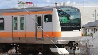 E233系トタH51編成６両構内試運転　長野総合車両センター