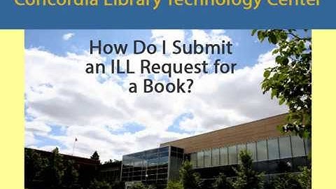 How Do I Submit an ILL Request for a Book?