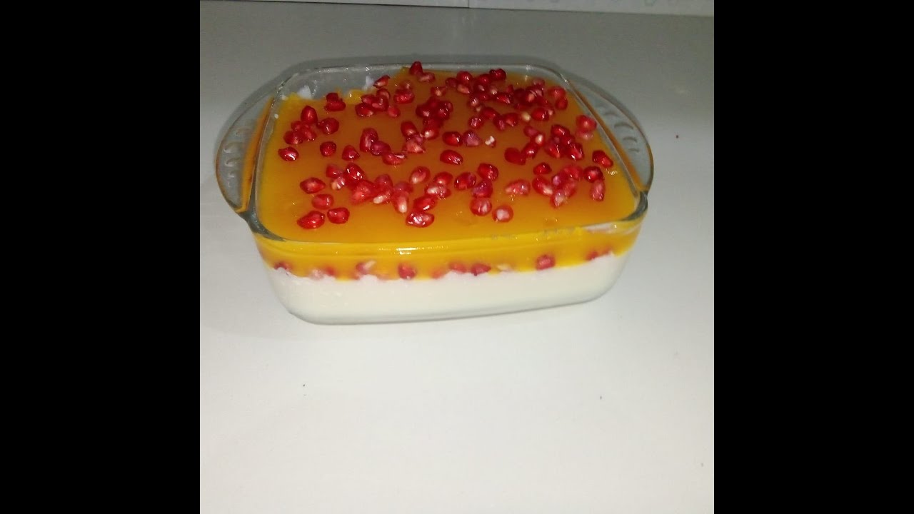 Milk and Orange pudding. Winter special dessert recipe. You can easily make this dessert in 10 min.