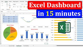 How to create a Simple Dashboard Report in Microsoft Excel