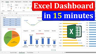 how to create a simple dashboard report in microsoft excel