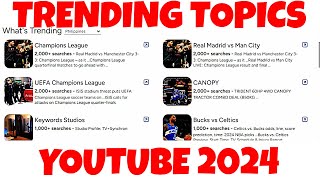 paano maghanap ng trending topics sa youtube 2024 | how to find trending topics on youtube 2024