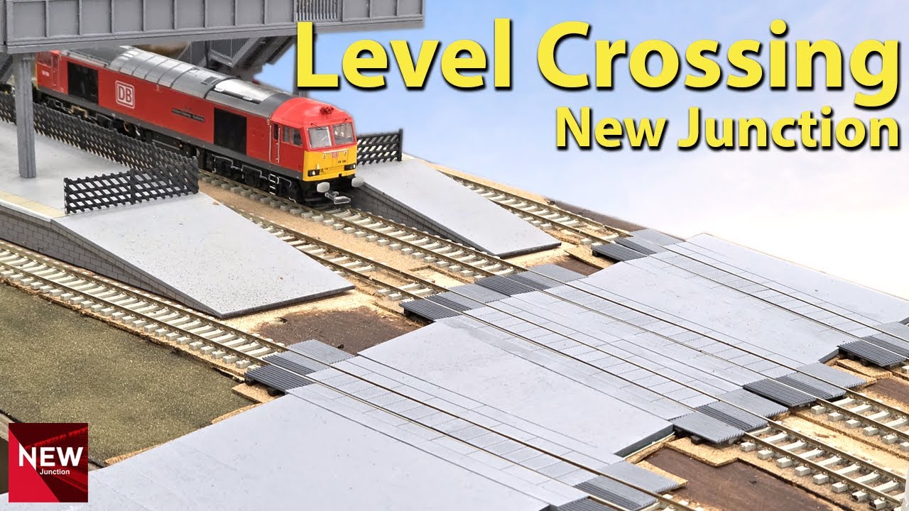 Новая модель железной дороги Junction EP63 — модернизация железнодорожного переезда!