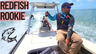 How NOT To Fish for Reds | First Time on a Boat
