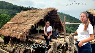 OFF GRID in a typical NAGA HUT || Cooking Rengma's signature dish and Chicken Gizzard...