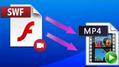 How to convert a swf file into MP4 file