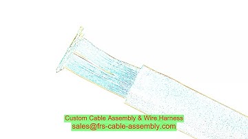 Cáp tùy chỉnh Khai thác LV Kích thước cáp Biểu đồ EZ Lắp ráp mô -đun nhanh Lvds Dell SP2008WFPT