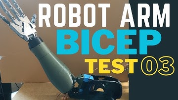Robot Arm Bicep Test 03 Robotics 3d Printing Inmoov Hand