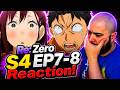 Subaru Lost His Memories?! l Re Zero Season 4 Episode 7-8 Reaction!