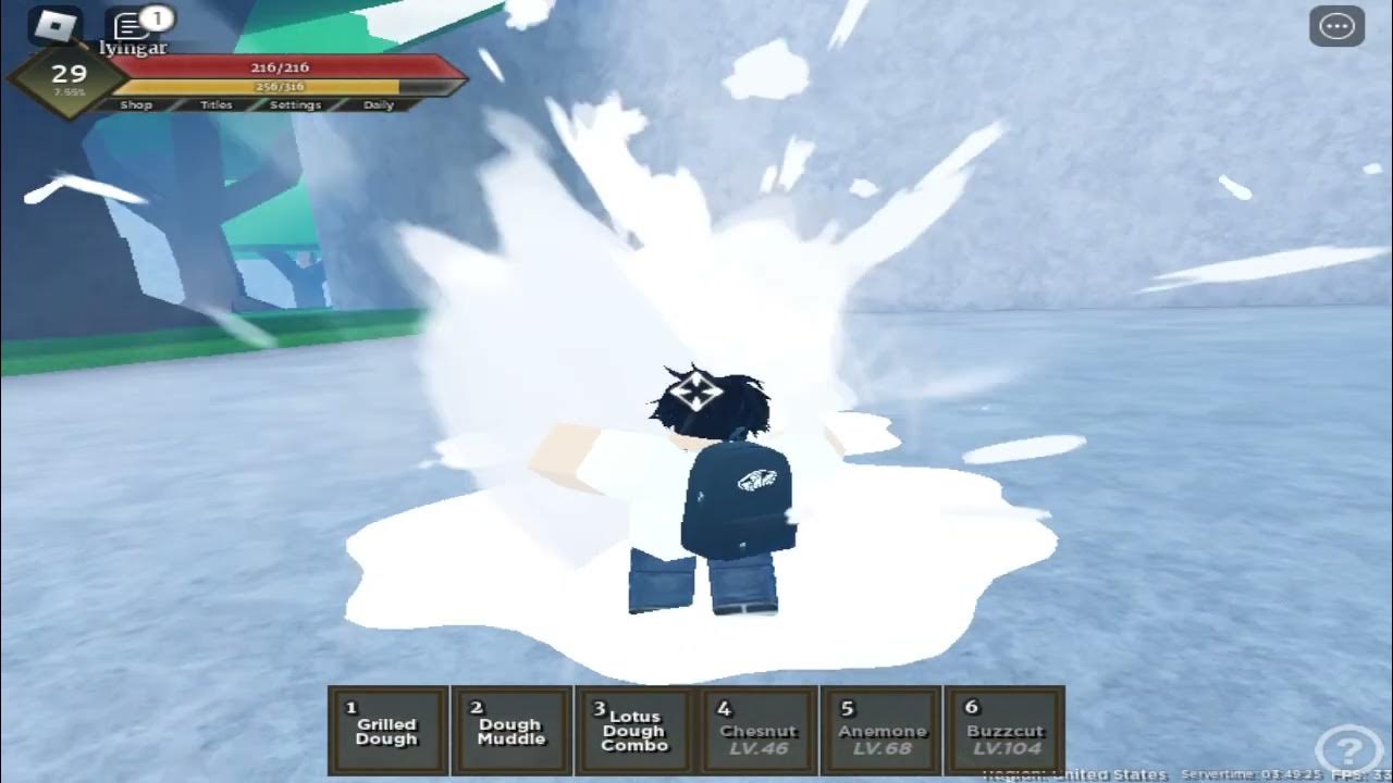 First 3 dough moves showcaseFRUIT BATTLEGROUNDS YouTube