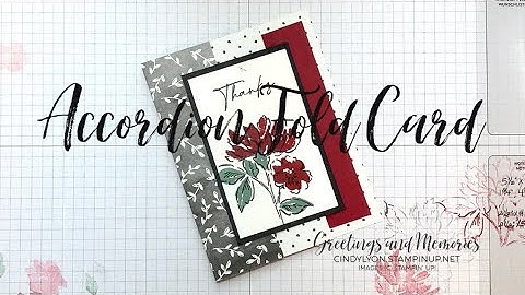 Accordion Fun Fold Card