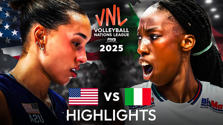 USA 🇺🇸 vs ITALY 🇮🇹 | Highlights | Women's VNL 2025