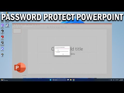 How To Password Protect a PowerPoint Presentation - Easy Fix