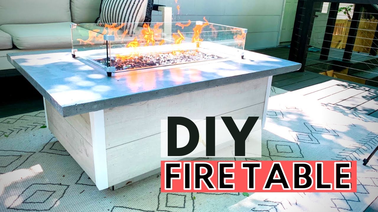 How To Turn Your Fire Pit Into A Coffee Table - Addicted 2 DIY