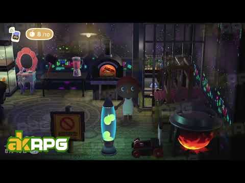 ACNH Galaxy Sci-Fi Museum - Best Animal Crossing Interior Design