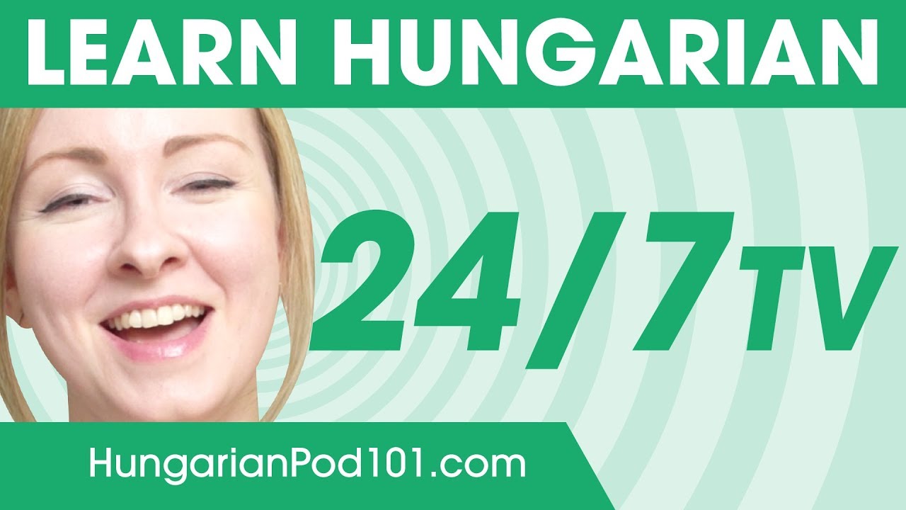 ⁣Learn Hungarian 24/7 with HungarianPod101 TV