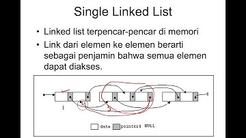 Struktur Data Materi Single Linked List
