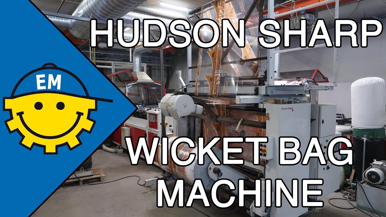 Hudson Sharp WICKET BAG MAKING MACHINE - YouTube
