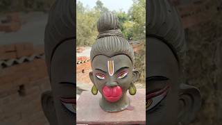hanuman ji mitti murti makings/ hanuman idol makings/hanuman clay making #shorts#hanuman#balaji#art