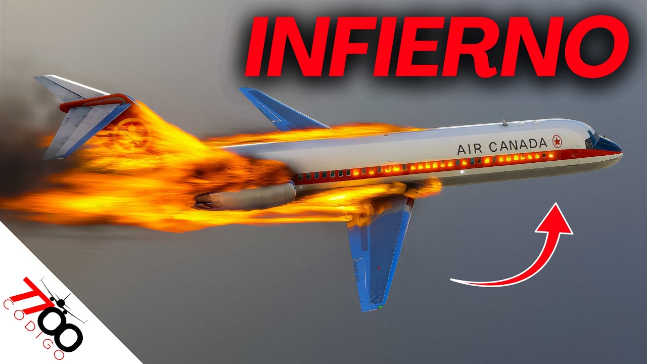 46 Personas ATRAPADAS en un Avión en LLAMAS | Vuelo 797 de Air Canada