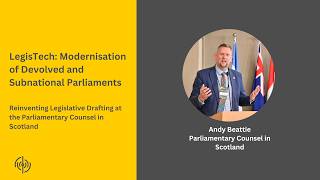 Reinventing Legislative Drafting at the Parliamentary Counsel in Scotland [BTV0000771]
