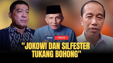 🔴Hubungan Silfester Matutina dan Jokowi Disorot Amien Rais, Sebut Sandiwara Politik