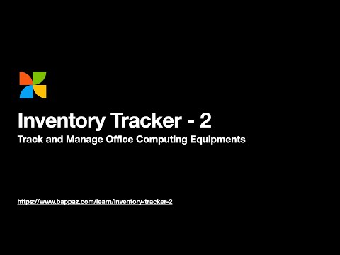No Code No SQL Inventory Tracker Tutorial 2