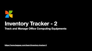 No Code No SQL Inventory Tracker Tutorial 2