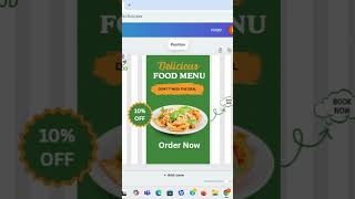 How to Make Amazing Food Menu Post Design in Canva || Create Professional Food Menu Post on Canva
