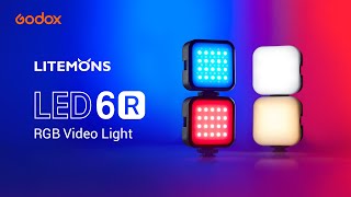 Godox LED6R Litemons Pocket RGB LED Video Light LED-6R
