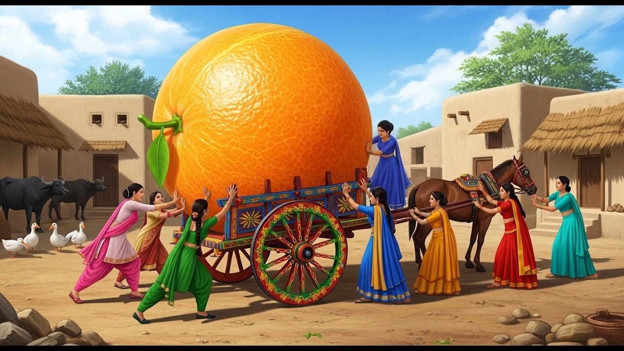 Orange Desi Sweets.#miniaturecooking #villagecooking #villagelife #village