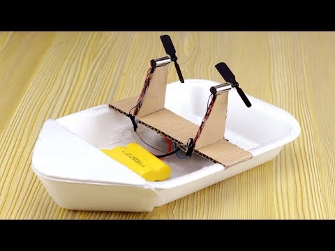 How to Make Mini Remote Control Boat - DIY Mini RC Boat Tutorial