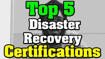 🔻Top 5 Disaster Recovery Certifications 🔺