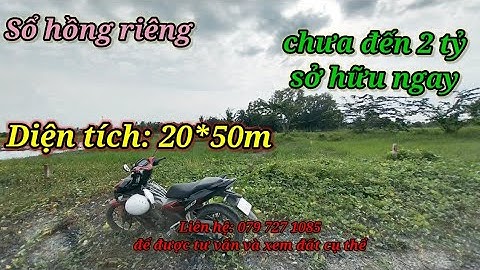 Bán đất Phước Lâm, Cần Giuộc dt: 20*50m #nhadatcangiuoc2022