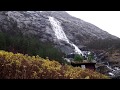 Фантастический водопад около Верингсфоссен. Fantastic waterfall near Voringfossen. Vøringsfossen