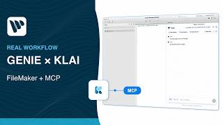 Build FileMaker Web Apps with AI | Genie × Klai MCP Workflow
